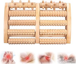 Rullo massaggiatore piede in legno doppio <span class=keywords><strong>massaggio</strong></span> del piede rullo <span class=keywords><strong>per</strong></span> sollievo <span class=keywords><strong>piedi</strong></span> stanchi strumenti di <span class=keywords><strong>massaggio</strong></span> del piede - Product Image 6