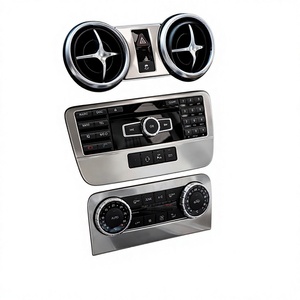 Stainless Steel FOR <b>Car</b> Console Panel Cover For Mercedes Benz GLK300 260 200 2012 2015 Interior Modification - Product Image 3