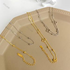 Dylam 925 스털링 실버 이탈리아어 묵주 크로스 비드 매력 링크 체인 팔찌 여성 십대 소녀 조절 팔찌 - Product Image 5