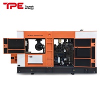 Groupe électrogène diesel 200 kVA 300 kVA 400 kVA équipé d'un régulateur de tension automatique (AVR) et d'un capot de protection contre les intempéries