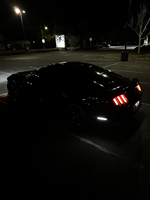 Feux de position latéraux arrière blancs à lentille fumée pour Ford Mustang 2015-2023, réflecteurs LED, 2 pièces