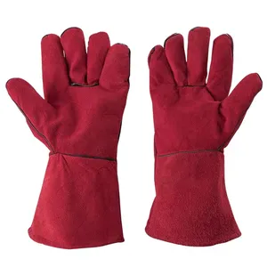 Хлопок дрель холст рабочие перчатки/guantes de trabajo