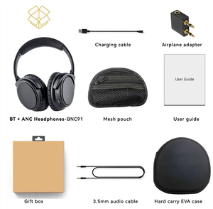 Tiếng Ồn Noise Cancelling Tai Nghe Có Thể Gập Lại Headphone AptX Độ Trễ Thấp Máy Tính Tai Nghe Không Dây - Product Image 6