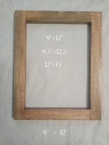 Wooden <b>Shadow</b> <b>Box</b> Frame Hanging Photo Display <b>Box</b> Unfinished Natural Wood Picture Frame Custom Size - Product Image 6