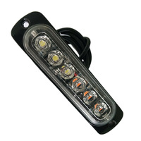 LED-Stroboskop-Seitenmarkierungsleuchte Atmosphärenlampe 12-24V 18W Rot-Blau-Blinklicht für Auto Motorrad Pickup Truck Universell Passend