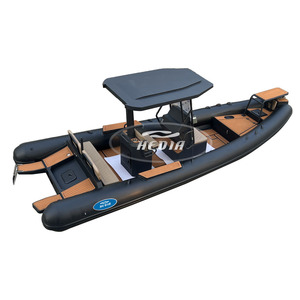 Bateaux <span class=keywords><strong>semi</strong></span>-rigides Hedia High Speed 700 23 pieds en aluminium à double coque Orca/Hypalon/PVC, bateau gonflable de 7 <span class=keywords><strong>m</strong></span> - Product Image 1