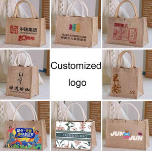 Bolsas de Yute Reutilizables con Estampados de Animales Personalizados, Ecológicas, Reciclables, Regalos Promocionales al por Mayor, Gran Venta 2026 - Product Image 2