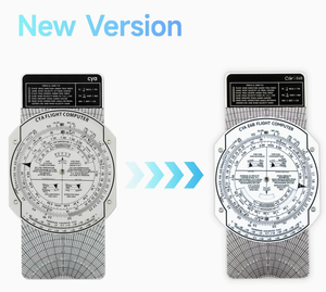 Regla Deslizante de Navegación para Estudiantes DF E6B, Suministros de Aviación, Herramienta de Guía Gráfica para Mapas, Computadora de Vuelo - Product Image 2