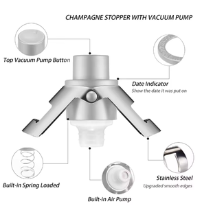 <span class=keywords><strong>Bouchon</strong></span> de bouteille en acier inoxydable couleur or rose pour <span class=keywords><strong>champagne</strong></span>, accessoires de cuisine, <span class=keywords><strong>bouchon</strong></span> de vin en métal - Product Image 3