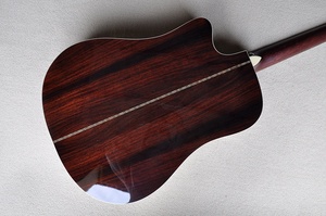 Flyoung Natural Wood Color 41 Inches Acoustic Guitar D28 Model <b>Top</b> SolidCustom Made - Product Image 6