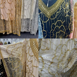 <span class=keywords><strong>Robe</strong></span> Kaftan Florale Dorée de Luxe Brodée à la Main, Col en V, Manches Chauve-Souris, Abaya Musulmane, <span class=keywords><strong>Robe</strong></span> Longue de Soirée pour Invitée de Mariage - Product Image 2
