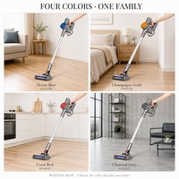 Aspirateur à bâton sans fil ultra-léger haute efficacité 150W avec batterie et filtre HEPA pour sols durs et tapis