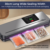65kPa 50W 2000mAh 30cm 4L/min coupe-sac sec humide cuisine alimentaire machine sous vide portative scelleuse sous vide