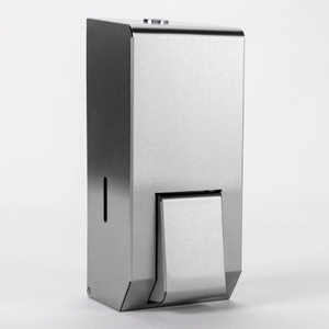 Distributeur de savon mural en acier inoxydable 900ml Unité de recharge commerciale pour salle de bain publique - Product Image 4