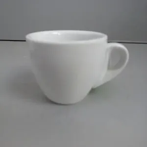 Taza y Platillo <span class=keywords><strong>de</strong></span> Porcelana Cerámica Portátiles <span class=keywords><strong>de</strong></span> 90cc para Capuchino con Logotipo Personalizado para Uso en Bares - Product Image 4