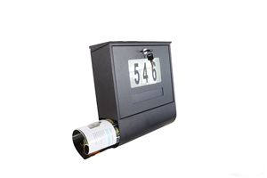 Boîte <span class=keywords><strong>aux</strong></span> <span class=keywords><strong>lettres</strong></span> murale à énergie solaire avec lumière LED, résistante <span class=keywords><strong>aux</strong></span> intempéries et au design moderne, installation facile, résistante <span class=keywords><strong>aux</strong></span> intempéries, économie d'énergie - Product Image 2