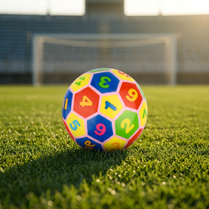 Mini Balón de Fútbol de 15.5 cm, Ligero, con Unión Térmica, para Entrenamiento en Interiores para Niños, Diseño Colorido - Product Image 3