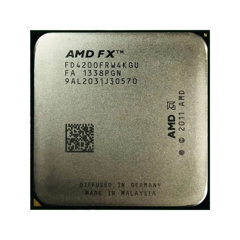 Dành Cho Bộ Xử Lý CPU 4 Nhân AMD FX-Series FX-4200 FX 4200 3.3 GHz FD4200FRW4KGU Ổ Cắm AM3 +