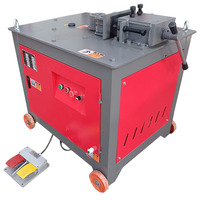 Cintreuse automatique de cerceaux en acier au carbone, moteur électrique 3kW 380V, machine à cintrer pour usage en construction