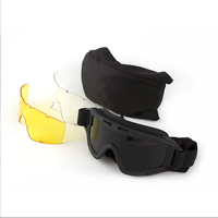 Lunettes tactiques rétro unisexes pour l'extérieur, anti-choc, pour le désert, le sport, le cyclisme, avec protection oculaire