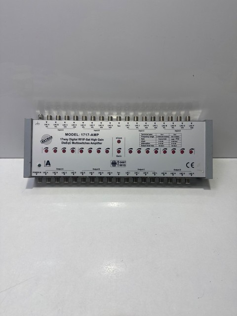 ASTROS 1717-AMP 17way Digital RFIF-Sat High Gain Diseqc Multiswitches