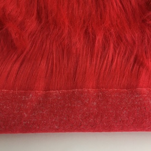 Cọc Dài Màu Đỏ Chất Liệu Đồ Chơi Nhồi Bông 110Mm Giả Lông Dài Bằng Vải Giả - Product Image 6