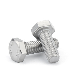 Des milliers de fixations : boulons hexagonaux externes en acier inoxydable 304 M3-M18 DIN933 A2-70, connexion entièrement filetée - Product Image 2