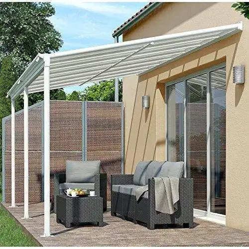 Grande formato Heavy Duty grande giardino esterno Patio mobili ombra alluminio Patio copertura tenda da sole tetto tenda grande baldacchino 10x10 piedi