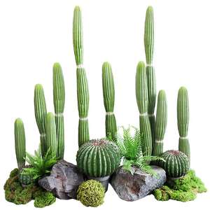 Planta Artificial Colgante <span class=keywords><strong>de</strong></span> Aspecto Real, Otras Flores y Plantas Decorativas, <span class=keywords><strong>Cactus</strong></span> Artificial para Cementerios - Product Image 6