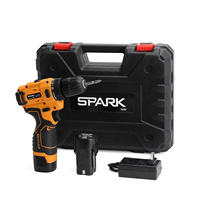 Perceuse sans fil 12V sans balais avec mandrin auto-serrant, 2 batteries, OEM disponible, couple max. 45 N.m, diamètre de perçage 10 mm