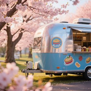 Remolque de Comida Personalizado 2025, Camioneta de Barbacoa, Totalmente Equipado para Catering en EE. UU. - Product Image 3