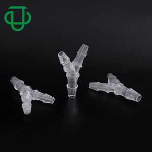 Conector Redutor em <span class=keywords><strong>Y</strong></span> JU Clear PC 5/32x5/32x3/16, Conector de Mangueira de 4mmx4mmx4.8mm, Conector Redutor em Tubo com 3 Vias - Product Image 3