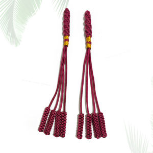 Nuevo estilo, cuentas de oración musulmanas trenzadas resistentes a la abrasión con borla, accesorio de pulsera exquisito con borla de Rosario - Product Image 6