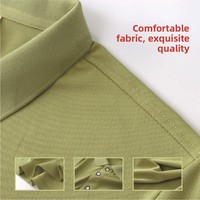 Custom Business Voor Shirt Turn-Down Kraag Korte Mouw Logo Bedrukt Corporate Reclame Cultureel Shirt Geborduurde Groep