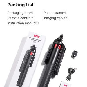 Ulanzi Ma09 - Trípode Selfie Stick de 1.8 Metros Compatible con <span class=keywords><strong>iPhone</strong></span> 16, 15, <span class=keywords><strong>14</strong></span>, 13 <span class=keywords><strong>Pro</strong></span> <span class=keywords><strong>Max</strong></span> y Teléfonos Android, con Control Remoto Panorámico - Product Image 1