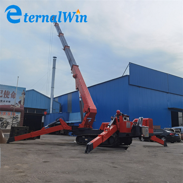 Diesel Engine or Electric Mini Spider Crawler Mobile Crane with CE Certificate