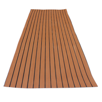 Revêtement de pont en mousse EVA auto-adhésif pour bateaux, yachts, planches de surf, revêtement de pont en teck, tapis de pont en mousse, marron
