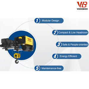 Alat Pengangkat Tali Kawat Listrik Eropa, Dilengkapi 125 Pengangkat Konstruksi 380v-690v 50HZ/60HZ 3 Fasa Motor Merek Terbaik Cina - Product Image 3