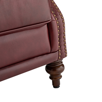 Mobilier de maison moderne de loisirs luxueux fauteuil en cuir/fauteuil de canapé haut de gamme/chaises de salon