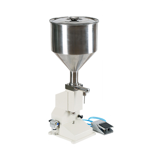 A02 Nhỏ Khí Nén 5-50Ml Dán Máy Làm Đầy Cho Sốt Cà Chua Mù Tạt Nước Sốt Bơ Đậu Phộng Dầu Mè Mật Ong Gel-10L Phễu - Product Image 2