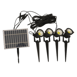 Lampe solaire de jardin 5W COB LED, projecteur extérieur étanche pour l'éclairage des allées et des jardins - Product Image 3