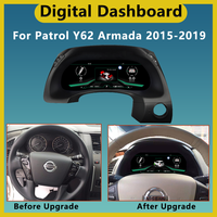 Mise à niveau Android pour Nissan Patrol Y62 Armada 2009-2017 Autoradio Multimédia Navigation Unité principale Stéréo Récepteur Écran d'affichage