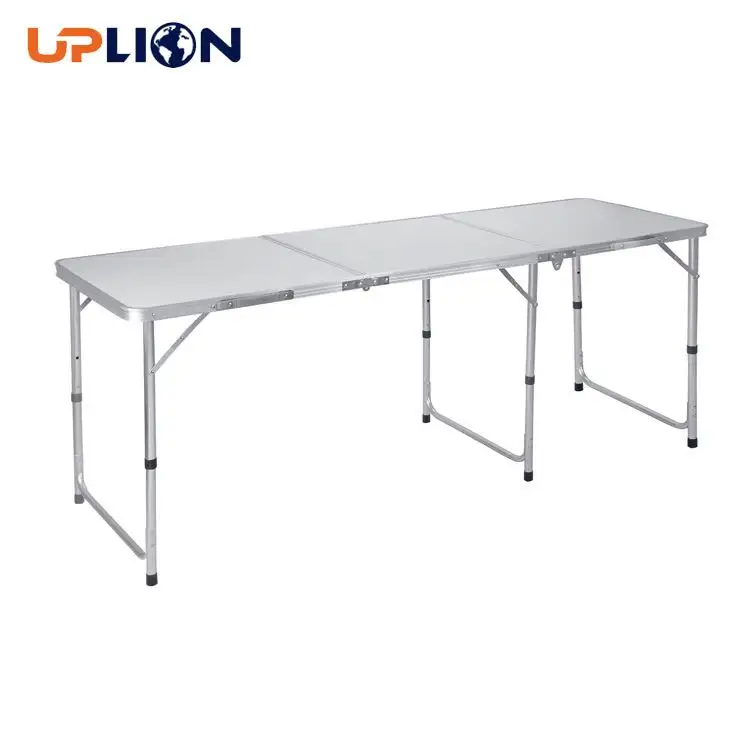 Uplion Outdoor Foldable Beer Pong Table Aluminium Folding Party Camping Game Picnic Table
