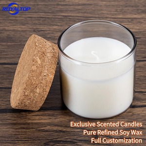 Custom Color Single Double Triple Wick Glass <strong>Small</strong> Scented <strong>Candle</strong> for Bedroom Bathroom SPA Yoga Hotel Cafe Wedding Party - Product Image 2