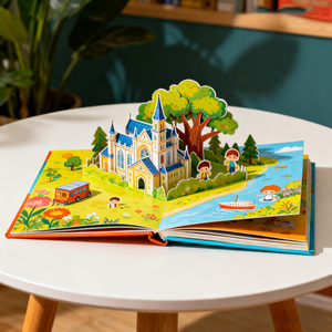 Libri Pop-up Educativi per Bambini con Copertina Rigida OEM, Libri Illustrati Personalizzati con Attività sui Dinosauri per <span class=keywords><strong>l</strong></span>'Apprendimento Precoce - Product Image 1