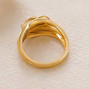 Anillo de Lirio Calla Chapado en Oro con Circonita Cúbica, Anillo de Compromiso Floral, Joyería Única Inspirada en la Naturaleza para Mujer, Anillo Elegante - Product Image 4