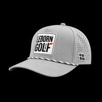 Casquette de baseball structurée imperméable à deux tons personnalisée pour uniforme de club sportif avec logo en patch de caoutchouc PVC OEM