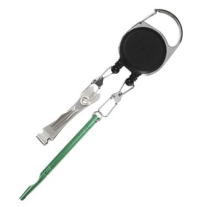 Clip de sac à dos extérieur rond télescopique à double tête avec boucle à tirage facile, pour l'impression de logo, idéal pour l'exportation - Product Image 5