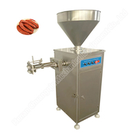 Machine à farcir les saucisses à pompe, farceur à saucisses commercial en acier inoxydable, machine à nouer les saucisses