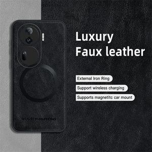 Coque de téléphone magnétique en cuir sans fil pour Oppo Reno 8 7 Lite 7 Z A96 F21 Pro/Pour <span class=keywords><strong>OnePlus</strong></span> <span class=keywords><strong>Nord</strong></span> N20 Soft <span class=keywords><strong>Bumper</strong></span> Cover - Product Image 1